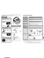 Preview for 14 page of Panasonic SR-SAT18 Operating Instructions Manual