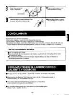 Preview for 9 page of Panasonic SR-SH Operating Instructions Manual