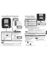 Предварительный просмотр 8 страницы Panasonic SR-SSS105 Operating Instructions Manual