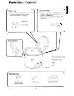 Preview for 5 page of Panasonic SR-TE10NVO Operating Instructions Manual