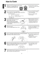 Предварительный просмотр 6 страницы Panasonic SR-TE10NVO Operating Instructions Manual