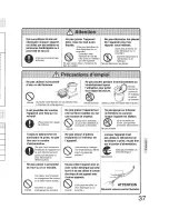 Предварительный просмотр 37 страницы Panasonic SR-TEG18 - RICECOOKER 10 CUP Operating Instructions Manual