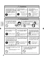 Предварительный просмотр 4 страницы Panasonic SR-TEL18 Operating Instructions Manual