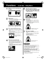 Preview for 5 page of Panasonic sr-tem18 Operating	 Instruction