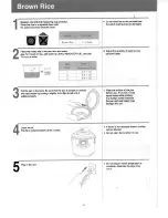 Preview for 8 page of Panasonic SR-TMB10 Operating Instructions Manual