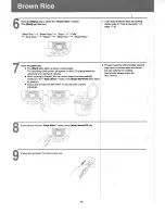 Предварительный просмотр 9 страницы Panasonic SR-TMB10 Operating Instructions Manual