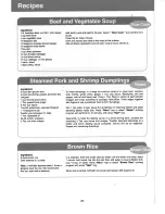 Предварительный просмотр 22 страницы Panasonic SR-TMB10 Operating Instructions Manual