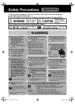 Preview for 2 page of Panasonic SR-TMH10 Operating Instructions Manual