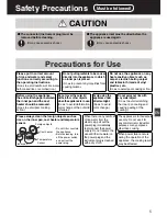 Предварительный просмотр 5 страницы Panasonic SR-TMH501 Operating Instructions Manual