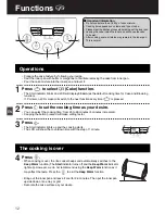 Предварительный просмотр 12 страницы Panasonic SR-TMH501 Operating Instructions Manual