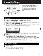 Предварительный просмотр 15 страницы Panasonic SR-TMH501 Operating Instructions Manual