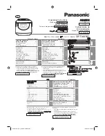 Panasonic SR-TMJ181 Operating Instructions Manual предпросмотр