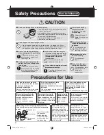 Preview for 4 page of Panasonic SR-TMJ181 Operating Instructions Manual