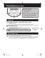 Preview for 9 page of Panasonic SR-TMJ181 Operating Instructions Manual