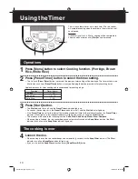 Preview for 14 page of Panasonic SR-TMJ181 Operating Instructions Manual