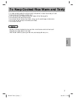 Предварительный просмотр 7 страницы Panasonic SR-TP184 Operating Instructions Manual