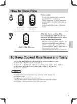 Preview for 7 page of Panasonic SR-UH36F Operating Instructions Manual