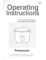 Предварительный просмотр 1 страницы Panasonic SR-W06PA Operating Manual