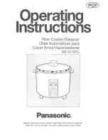 Panasonic SR-W15PC Operating Instructions Manual preview