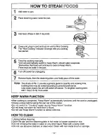 Preview for 7 page of Panasonic SR-W15PC Operating Instructions Manual