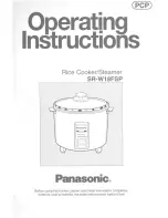 Panasonic SR-W18FDP Operating Manual preview