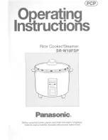 Panasonic SR-W18HSN Operating Operating Manual предпросмотр