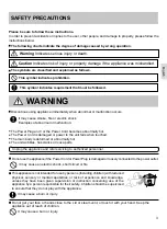 Предварительный просмотр 3 страницы Panasonic SR-Y18FGE Operating Instructions Manual