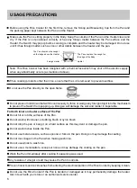 Предварительный просмотр 6 страницы Panasonic SR-Y18GS Operating Instructions Manual