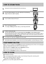 Предварительный просмотр 8 страницы Panasonic SR-Y18GS Operating Instructions Manual