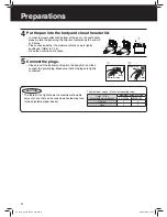Предварительный просмотр 8 страницы Panasonic SR-ZS185 Operating Instructions Manual
