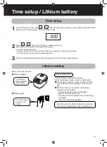 Предварительный просмотр 5 страницы Panasonic SR-ZX105 Operating Instructions Manual