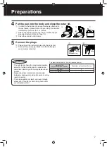 Предварительный просмотр 7 страницы Panasonic SR-ZX105 Operating Instructions Manual