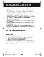 Предварительный просмотр 20 страницы Panasonic SR-ZX185 Operating Instructions Manual