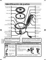 Предварительный просмотр 36 страницы Panasonic SR2363Z - RICE COOKER LID 20CUP Operating Instructions Manual