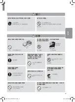 Предварительный просмотр 11 страницы Panasonic SRDG102 - RICE COOKER - MULTI LANGUAGE Operating Instructions Manual