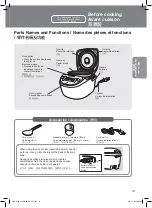 Предварительный просмотр 13 страницы Panasonic SRDG102 - RICE COOKER - MULTI LANGUAGE Operating Instructions Manual