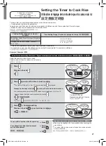 Preview for 21 page of Panasonic SRDG102 - RICE COOKER - MULTI LANGUAGE Operating Instructions Manual