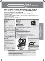 Preview for 25 page of Panasonic SRDG102 - RICE COOKER - MULTI LANGUAGE Operating Instructions Manual