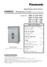 Panasonic SRF-K1281-ME Operating Instructions Manual preview