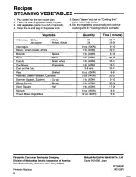 Preview for 47 page of Panasonic SRLA10N Operating Manual