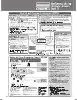 Preview for 14 page of Panasonic SRMGS102 - SPS RICE COOKER/WARM Operating Instructions Manual