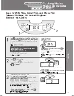 Preview for 17 page of Panasonic SRMGS102 - SPS RICE COOKER/WARM Operating Instructions Manual