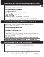 Preview for 32 page of Panasonic SRMGS102 - SPS RICE COOKER/WARM Operating Instructions Manual