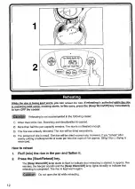 Предварительный просмотр 12 страницы Panasonic SRMM10NS - SPS RICE COOKER/WARM Operating Instructions Manual