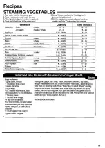 Preview for 19 page of Panasonic SRMM10NS - SPS RICE COOKER/WARM Operating Instructions Manual