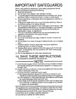 Предварительный просмотр 2 страницы Panasonic SRSH15PS - RICE COOKER-LOW P Operating Instructions Manual