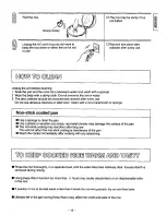 Предварительный просмотр 7 страницы Panasonic SRSH15PS - RICE COOKER-LOW P Operating Instructions Manual