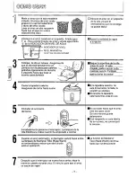 Preview for 8 page of Panasonic SRSH15PS - RICE COOKER-LOW P Operating Instructions Manual