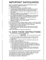 Preview for 2 page of Panasonic SRTE15PS - RICE COOKER/STEAMER Operating Instructions Manual