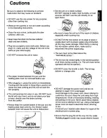 Предварительный просмотр 3 страницы Panasonic SRTE15PS - RICE COOKER/STEAMER Operating Instructions Manual